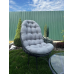 Крісло RELAX з металевим каркасом, плетінням зі штучного ротангу та м’якою подушкою