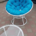 Крісло PAPASAN без додаткового плетіння, металевий каркас, штучний ротанг та подушка